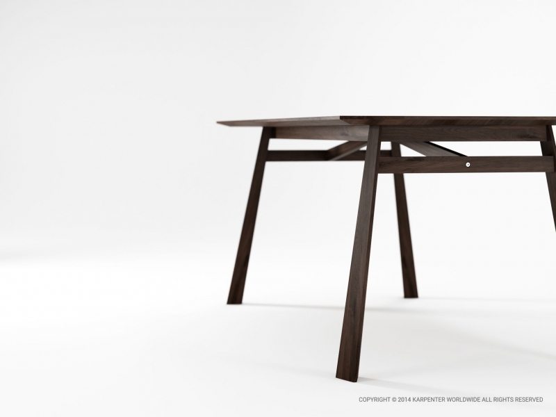 530_1051 Стол обеденный прямоугольный 180 Karpenter Carpenter - Вид №3