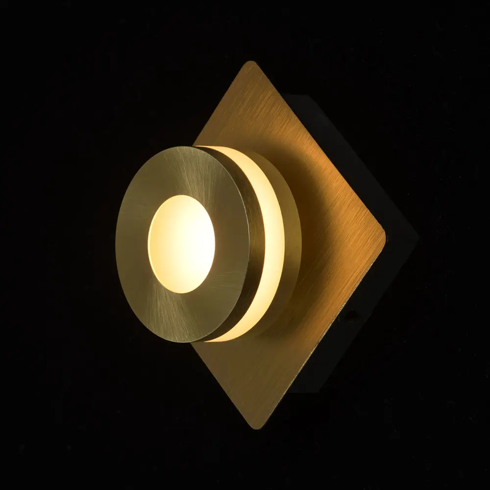 Спот светодиодный Пунктум 1х5 Вт 220 В IP44 цвет золото 82034818 STLM-2188577 MW-Light  - Вид №2