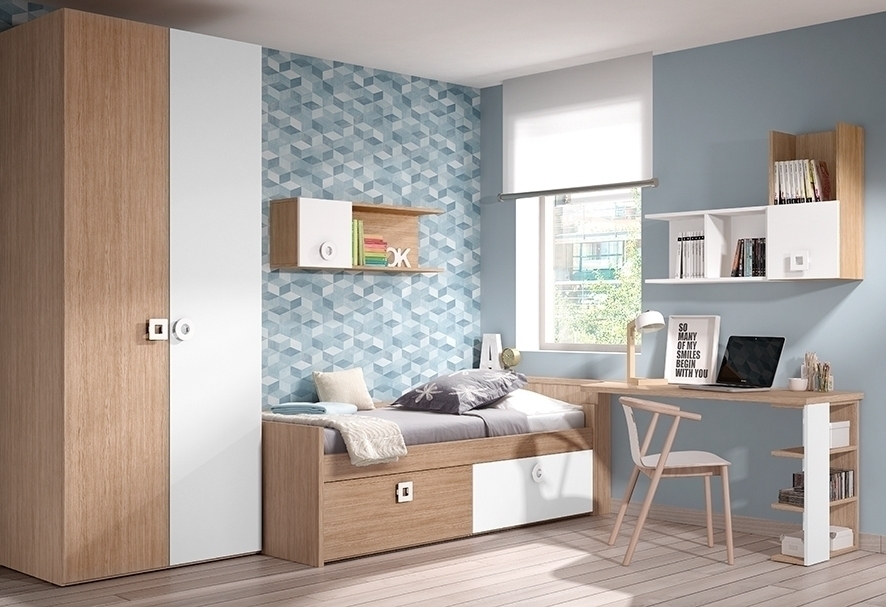 102852 Детская комната с кроватью-раскладушкой Ambiente 11 Arasanz Oslo Santreyd