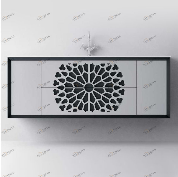 Avila Dos Тумба подвесная с раковиной AVRIAN S1 180 Color 71+М6+71 SUE LUX Stylish 27071420120701N71М671