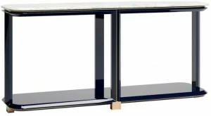 VOLPI Прямоугольная деревянная консоль с полками Luigi volpi Lv-28004