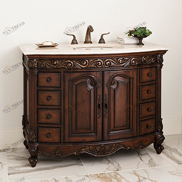 Тумбочка, большая (от 37 до 59,5) 06227-110-226 Provincial Medium Sink Chest - Dark Ambella 