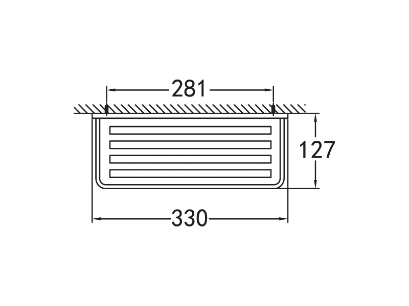 Полка, 330х127 мм ART&MAX MAXIMA AM-F-8917A - Вид №1