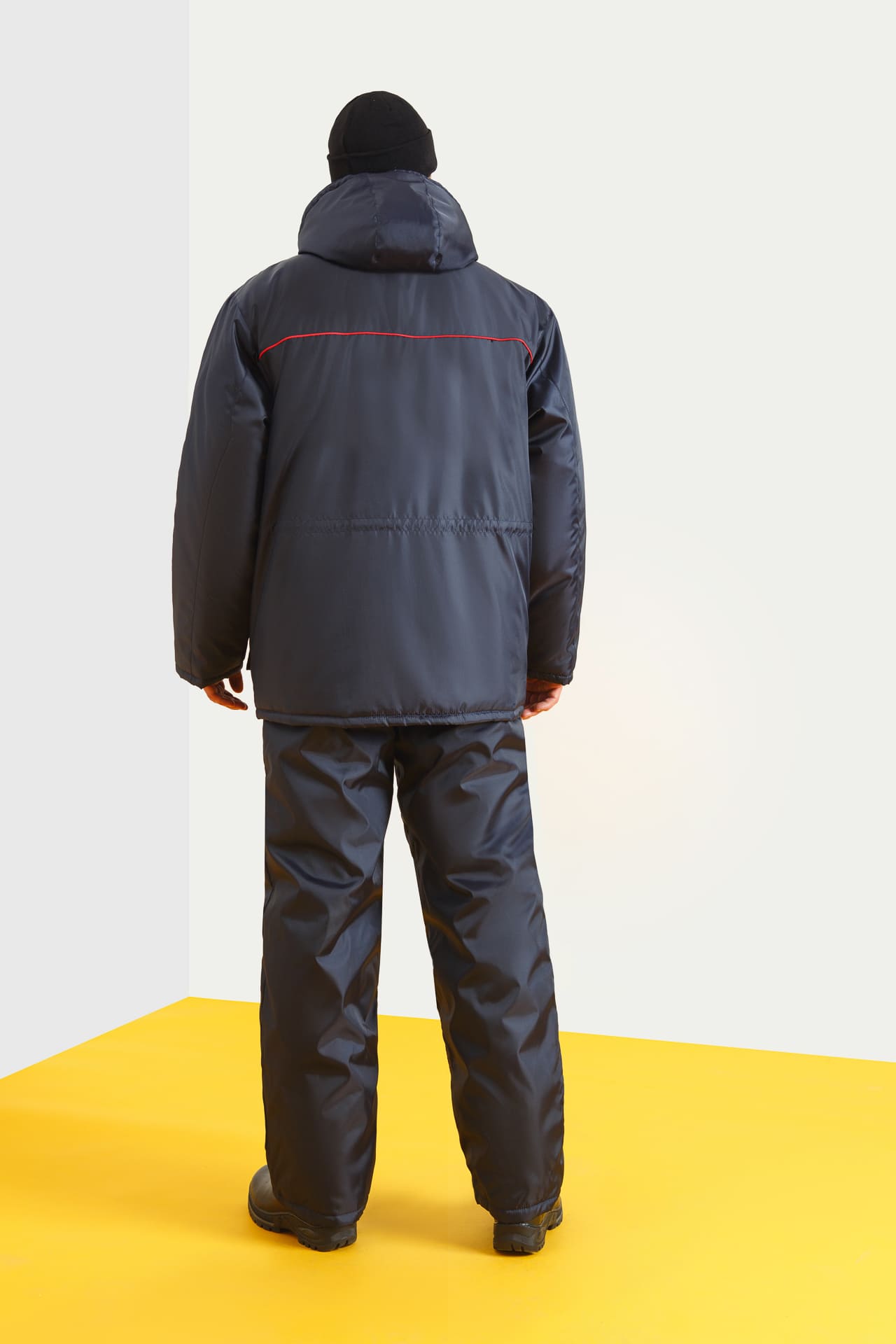 64460 Куртка "Эксперт-К" зимняя ткань "Оксфорд" темно-синяя  Зимняя спецодежда  размер 44-46/170-176  - Вид №4