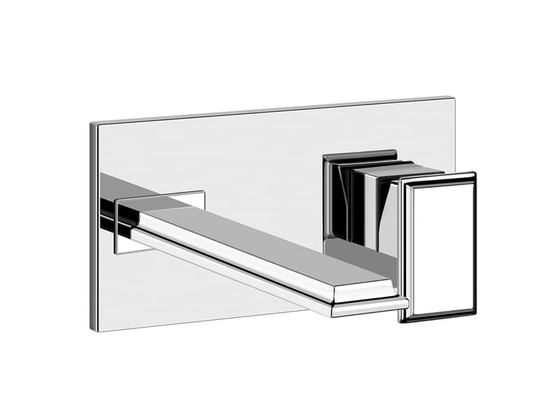 Металлический настенный смеситель для раковины без слива Gessi элегантность ARCH-00004326