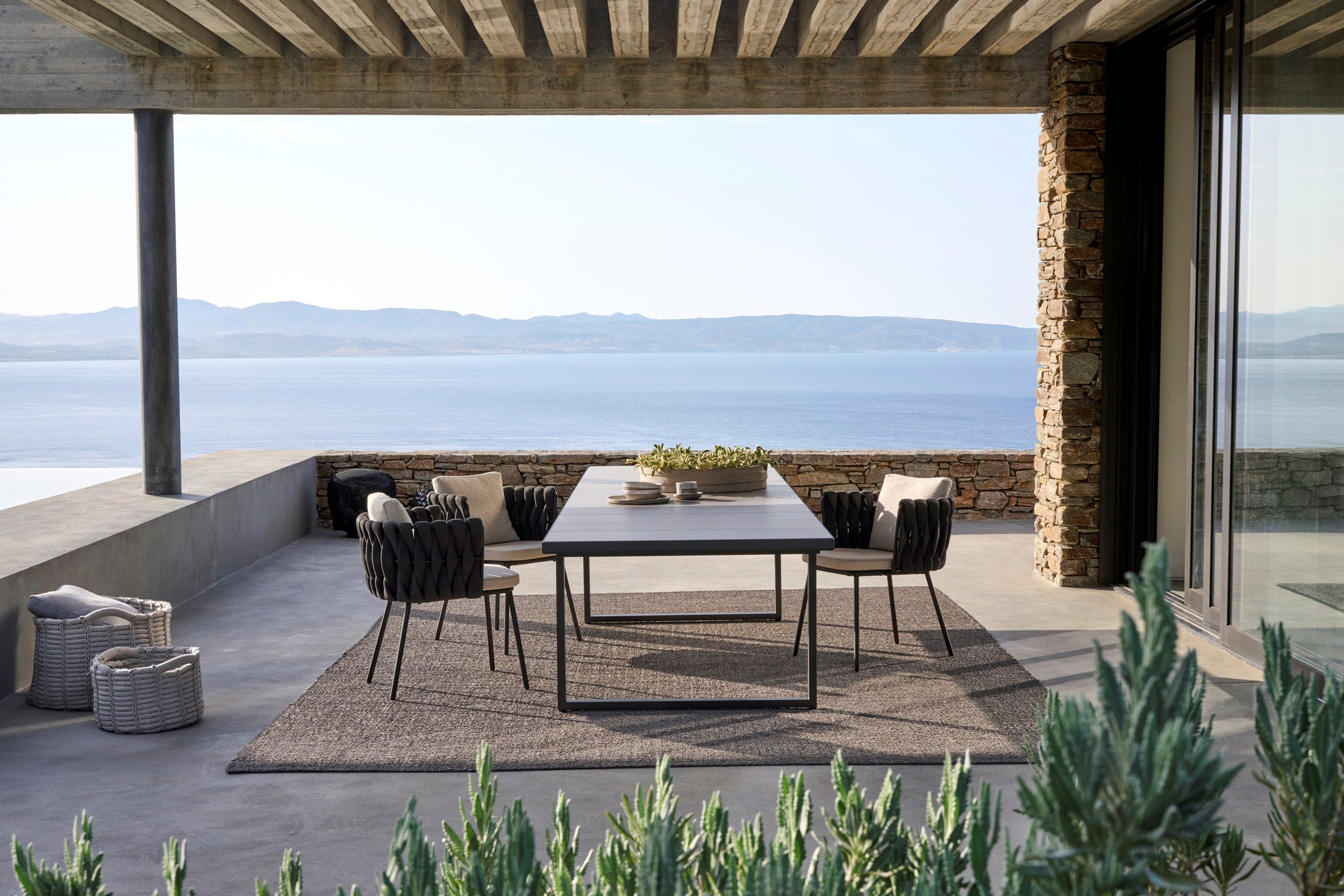 Садовый стул с тканевым подлокотником TRIBÙ Tosca ARCH-00065553 - Вид №10