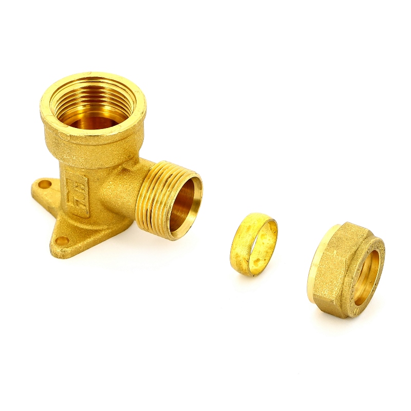 Водорозетка обжим-В с пластиковым кольцом TIEMME 10х1/2" 1200097 - Вид №4