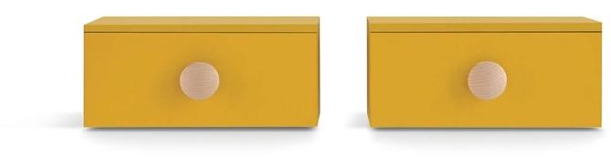 Nidi Лаковая прикроватная тумба с ящиками Base sun-id-1445784 - Вид №1