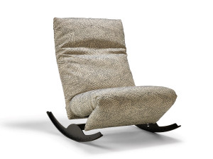 Тканевое кресло-качалка