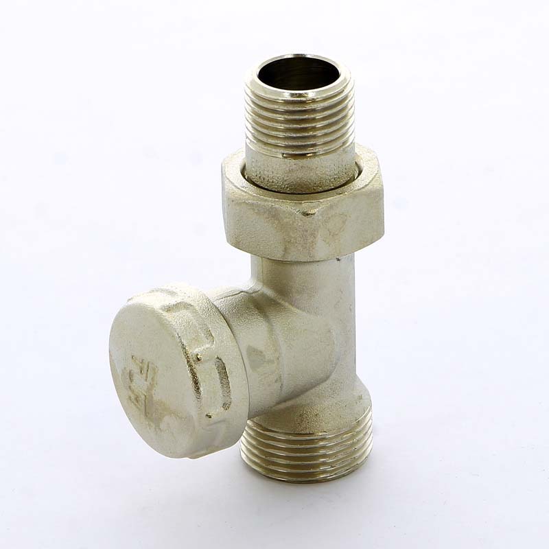 Вентиль НН для радиаторов обратный с разъемным соединением TIEMME 1/2"-3/4"х18 3330019 - Вид №1