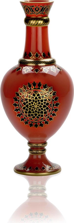 88069 Moser Ваза 32,5см "Индия" "150 лет Мозер" (лим.вып.27/50) п/к Хрусталь бессвинцовый 