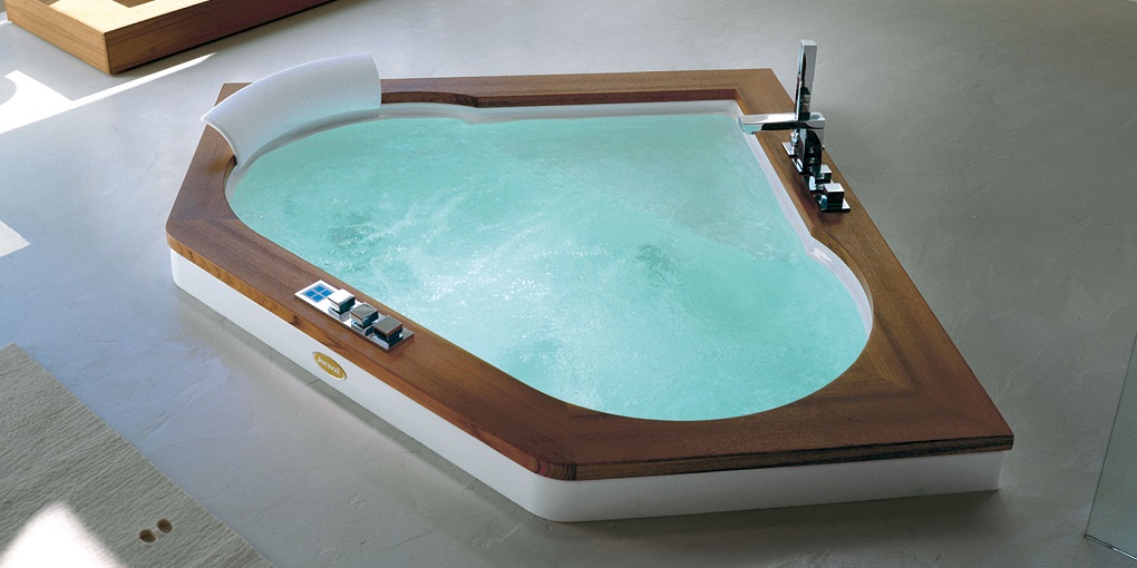 Ванна встроенная с гидромассажем Aura Corner 140 9F43-489 Jacuzzi 9F43489 - Вид №1