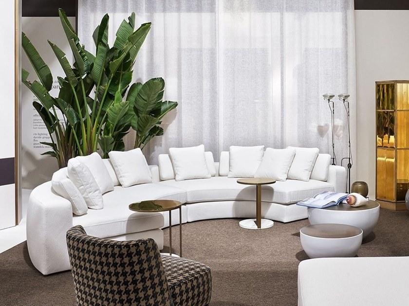 Meridiani Изогнутый диван со съемным чехлом из ткани Harold sun-id-1415477 - Вид №4