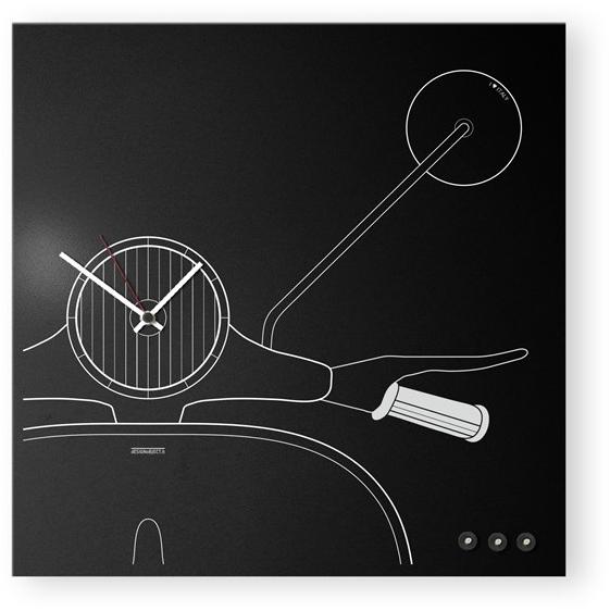 Designobject.it Часы из листового металла / шифер  It6632  - Вид №2