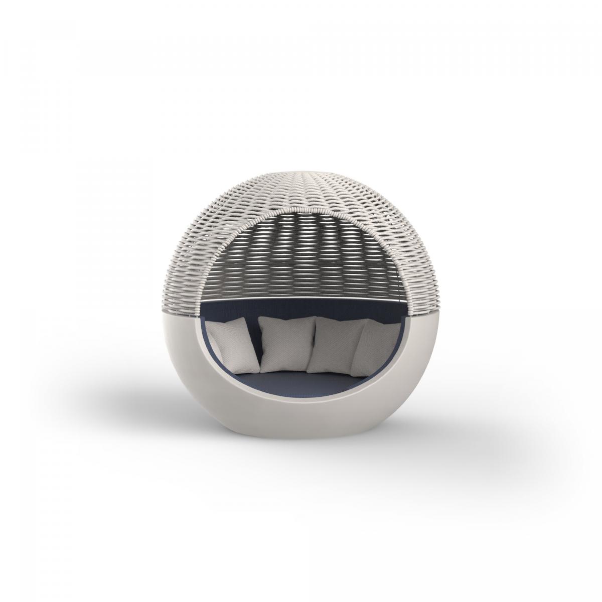 088230 Кровать Ulm Moon c плетеным навесом Vondom Vela - Вид №2