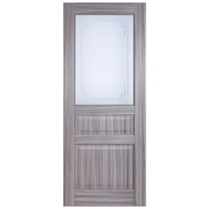 Дверь межкомнатная остеклённая Artens Мария 60x200 см цвет серый дуб 81933693 STLM-2193084