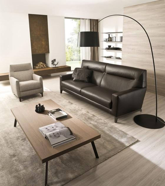 CTS SALOTTI Кожаный диван с подголовником Haven sun-id-1494392 - Вид №1