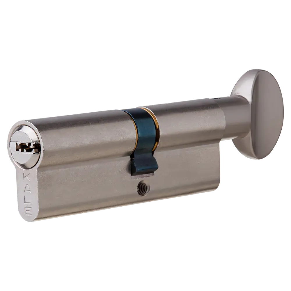 Цилиндр Kale 164SM-90-C-NP, 45х35 мм, ключ/вертушка, цвет никель 82394771 STLM-2165486 