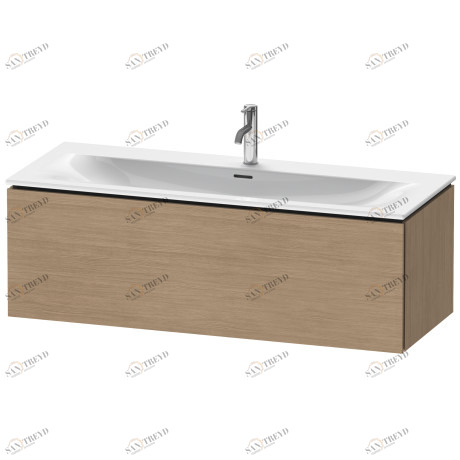 LC613905252 L-Cube Тумбочка подвесная Европейский дуб, декор Duravit