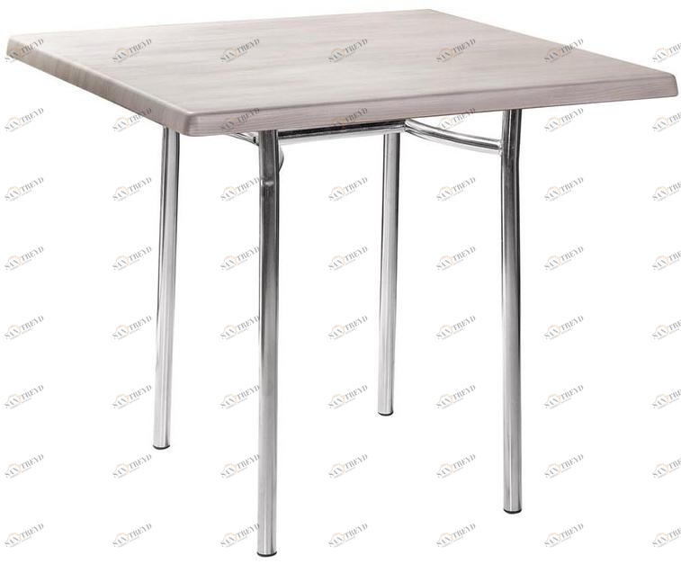 2678 Стол Tiramisu 80*80 Белое дерево R-HOME 460402+1705051white_wood