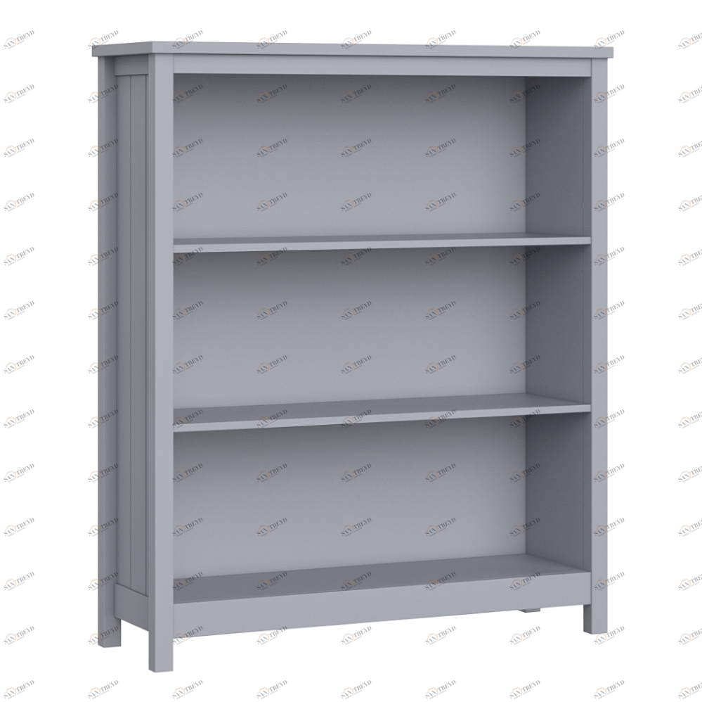 Стеллаж открытый серый Wood М ELLIPSE ELLIPSE WOOD 00-3951333 Серый Santreyd 