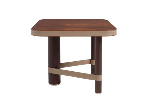 Деревянный квадратный журнальный столик