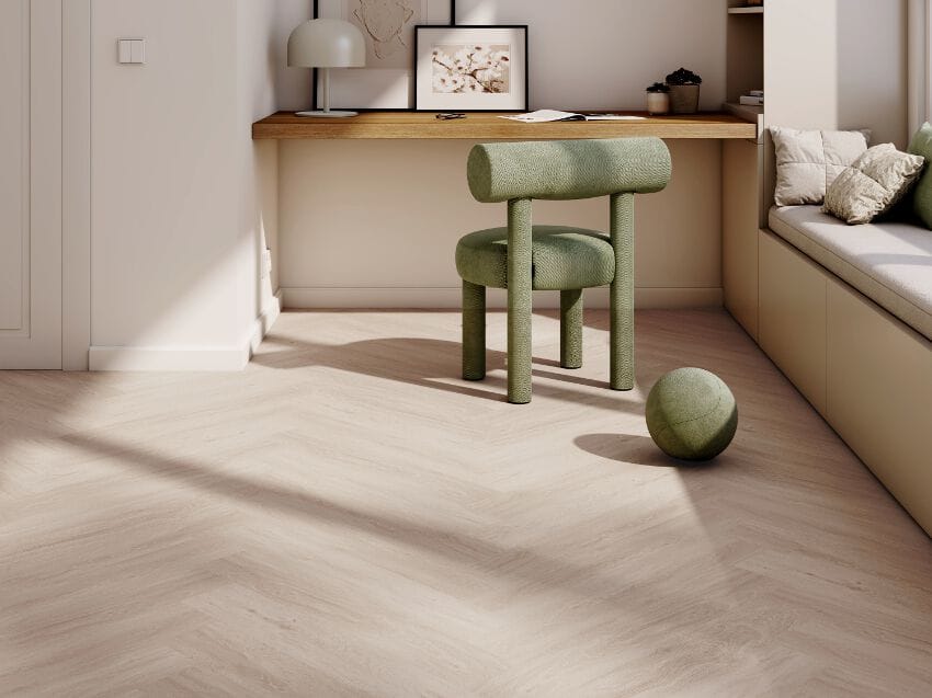 Синтетический паркет с эффектом итальянской елочки Déco Хлоп! ARCH-00140530 - Вид №4