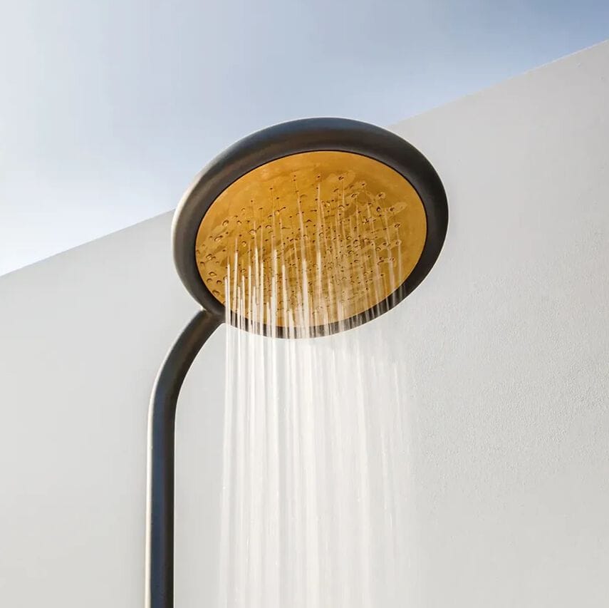 Алюминиевый и деревянный душ на открытом воздухе Gloster GARDEN SHOWER ARCH-00023452 - Вид №1