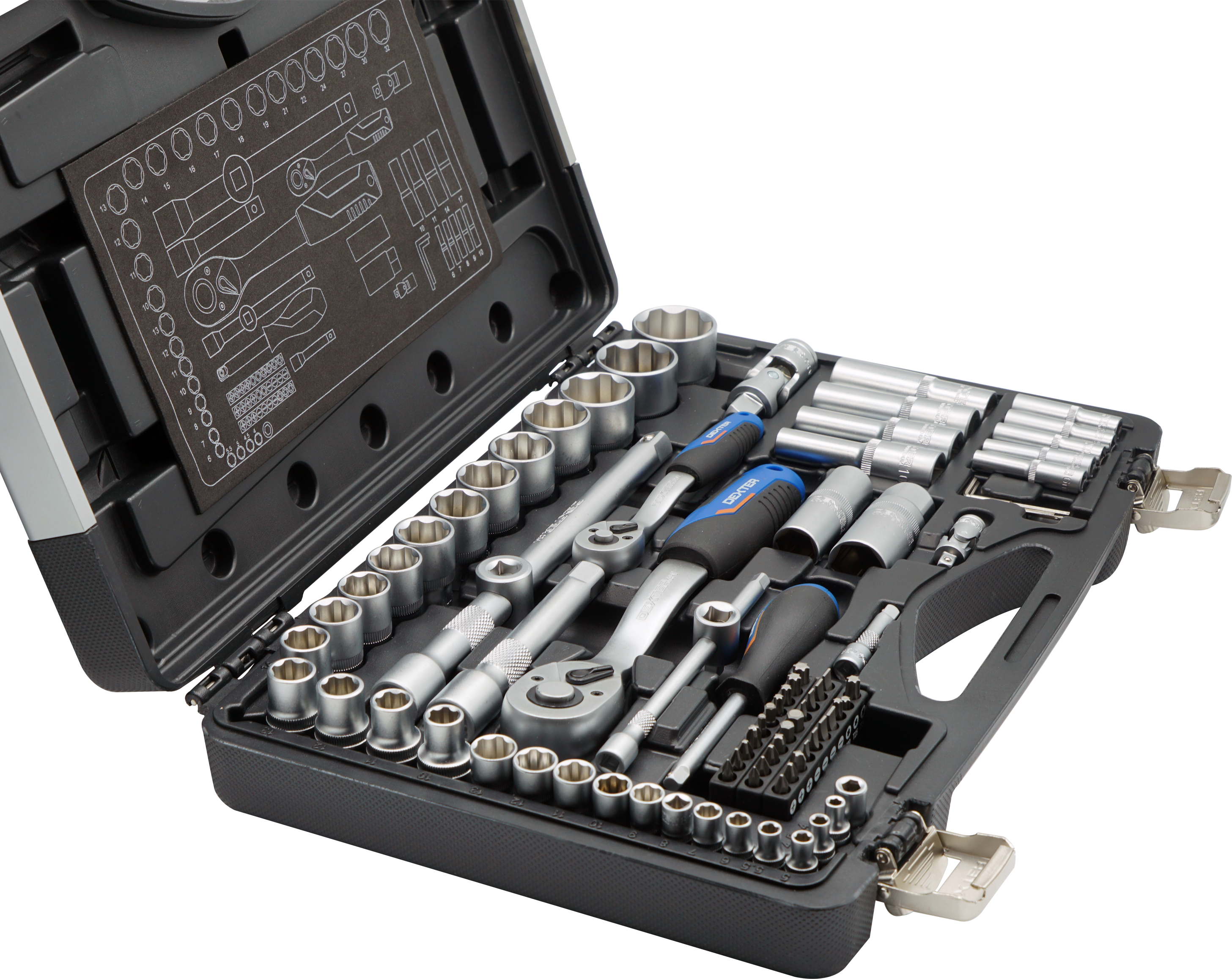 Набор инструментов Dexter 85 предметов для профессионального ремонта 82612584 STLM-0031658 - Вид №4