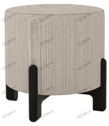 ANA ROQUE INTERIORS Пуф из круглой ткани с обивкой Urban sun-id-1497776