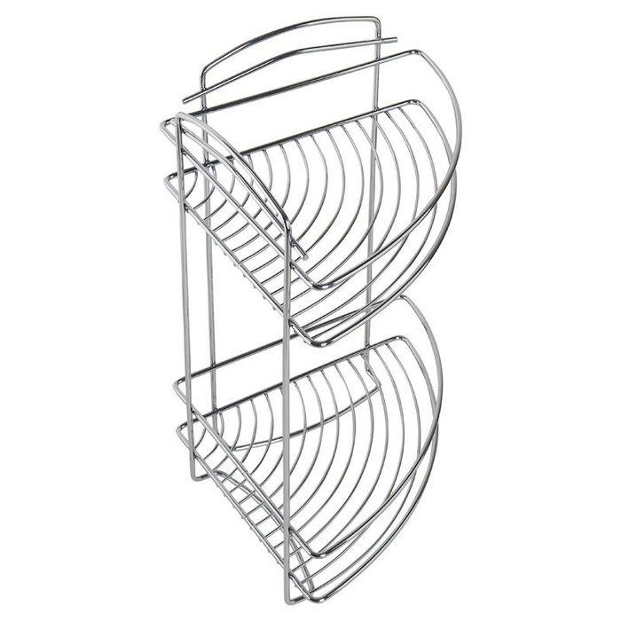 209WC20M44 Полка дву*ъярусная угловая проволока стальная 09 Milardo Shelf - Вид №1
