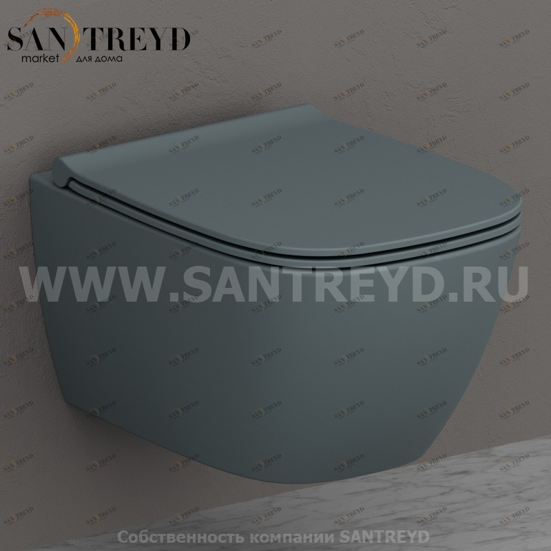 GNS03BL Подвесной унитаз настенный Синий Ceramica Globo GENESIS Италия