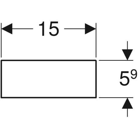 500.677.00.1 Перегородка для выдвижного ящика Geberit H-образная, для верхнего выдвижного ящика Geberit  - Вид №6