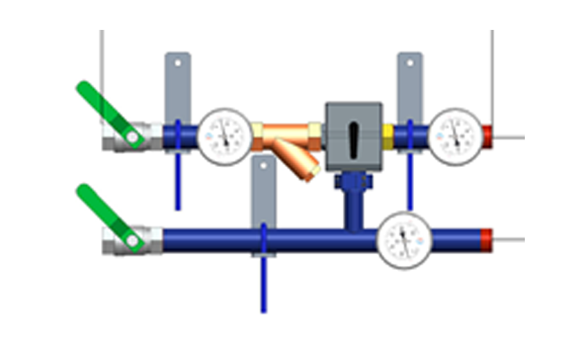 Danfoss Узлы АУУ-Х с термомонометрами АУУ-Х/М-50-16 150U3656 