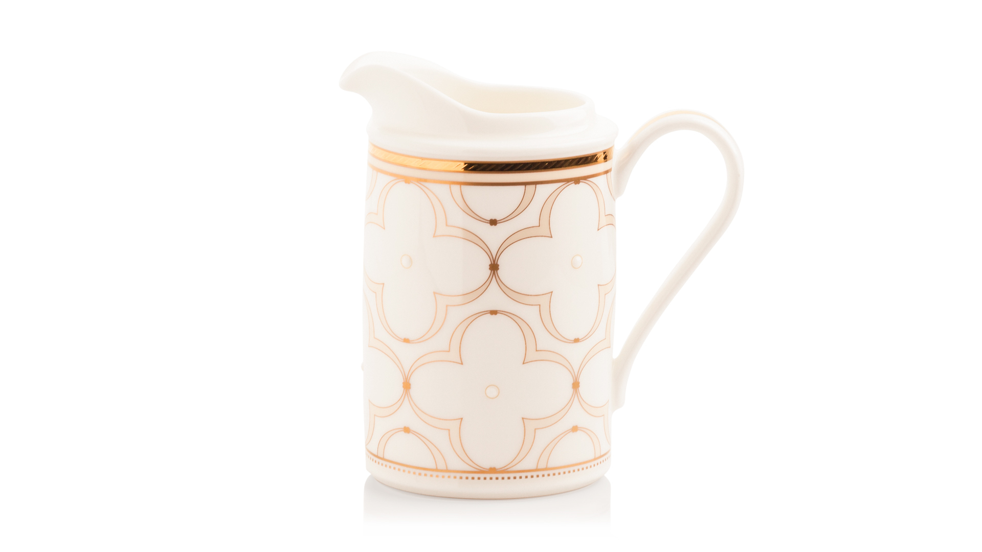 10628676 Noritake Сервиз чайный Noritake Трефолио,золотой кант на 6 персон 21 предмет Фарфор костяной  - Вид №2