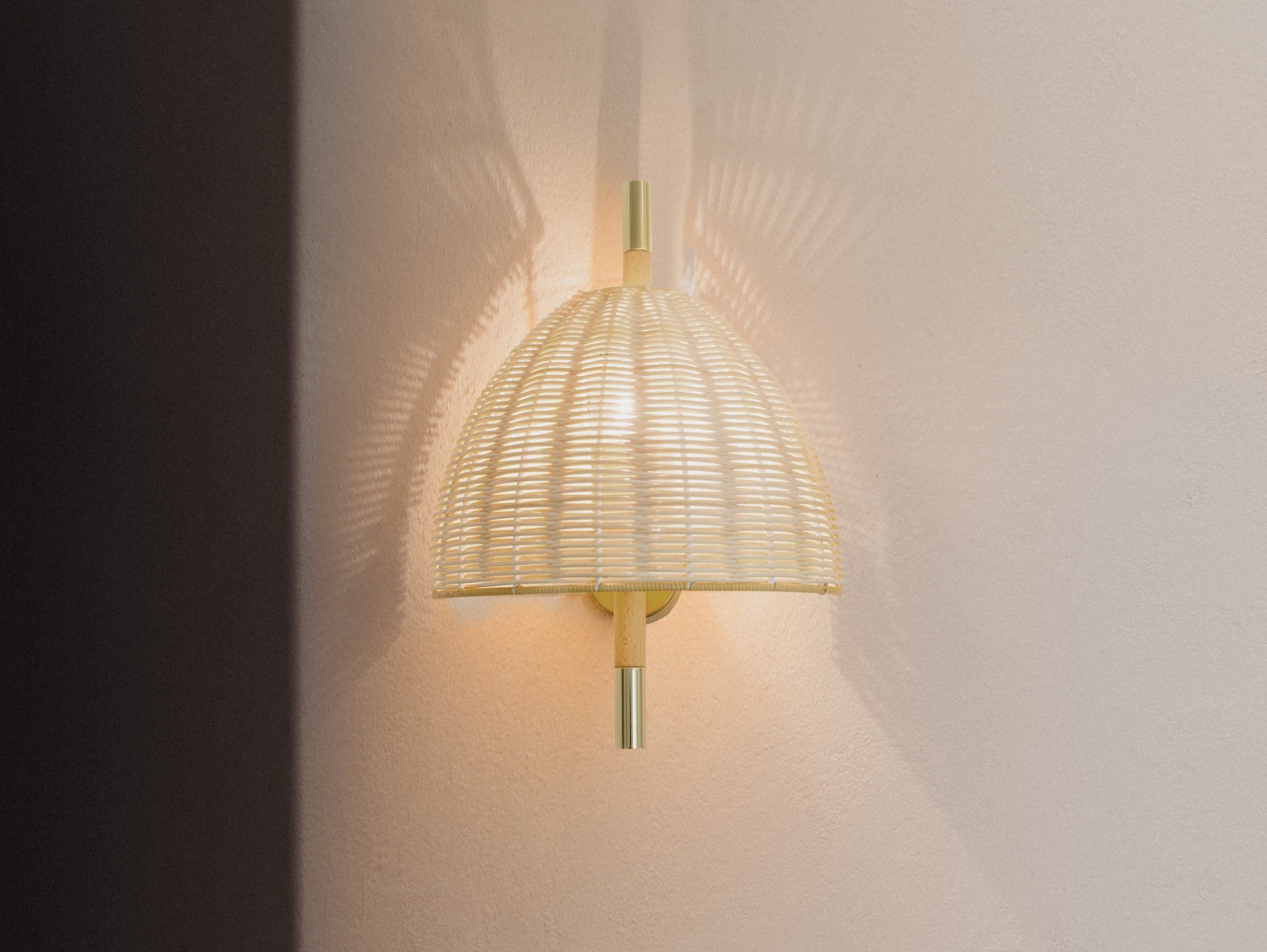 Плетеный светодиодный настенный светильник luxcambra Amà ARCH-00106062 - Вид №1