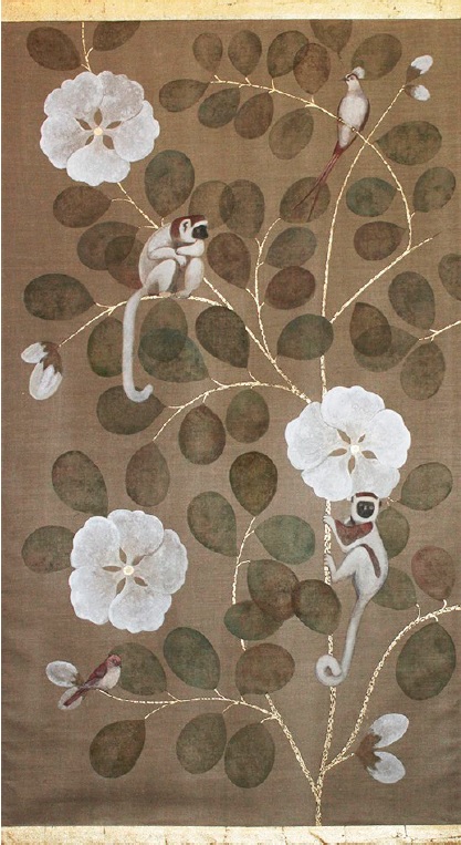 D3 Настенное панно 70х110 см, холст, роспись HECTOR Santreyd 