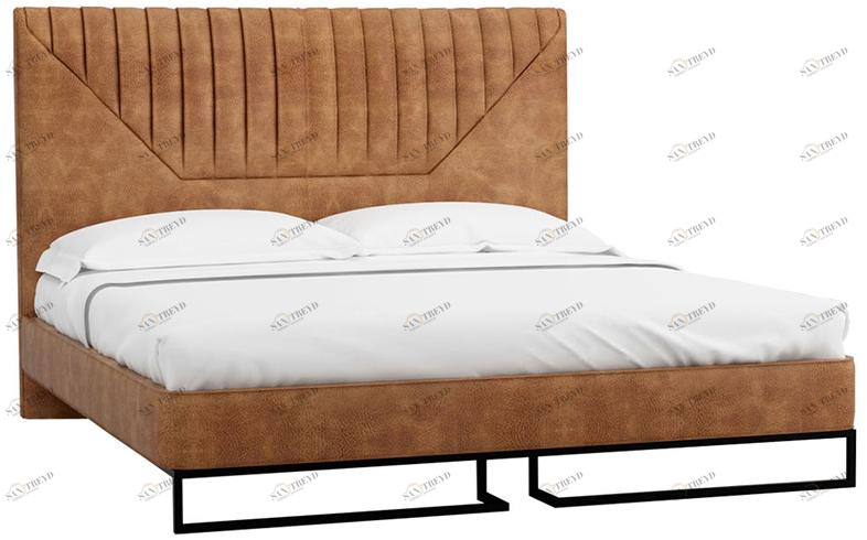 18288 Кровать с ортопедическим основанием 1.4 Loft Alberta Браун R-HOME 401727455h_Браун