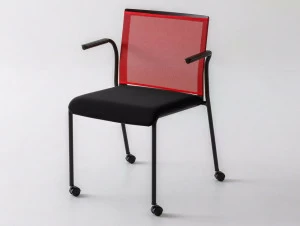 GABER Сетчатое кресло с подлокотниками и колесиками