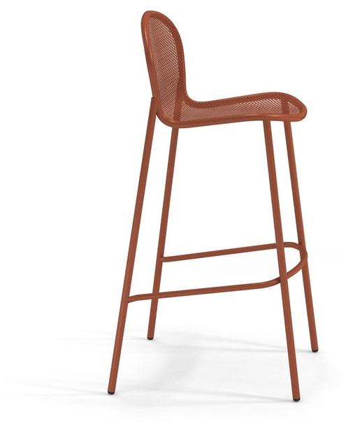 emu Высокий садовый стул из стали с подставкой для ног Ronda xs 459 - Вид №3