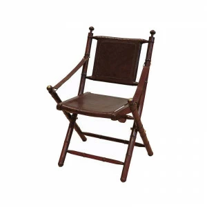 Стул складной кожаный Bolsena от Eichholtz EICHHOLTZ  247256 Коричневый