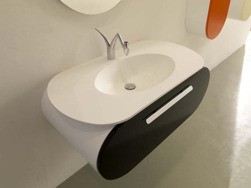 LASA IDEA Подвесная тумба под умывальник с ящиками Flux_us sun-id-1373956 - Вид №1