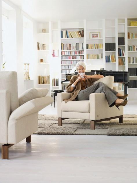 Rolf Benz Кресло-санки из ткани с подголовником Rolf benz 004 vida sun-id-1439380 - Вид №4