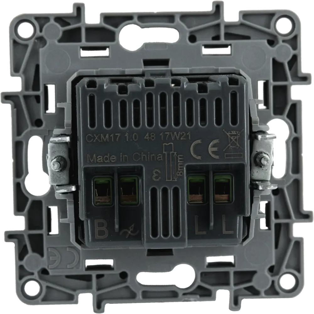 Legrand Etika - Диммер встраиваемый антрацит 300 Вт 82496722 STLM-0028731 - Вид №2