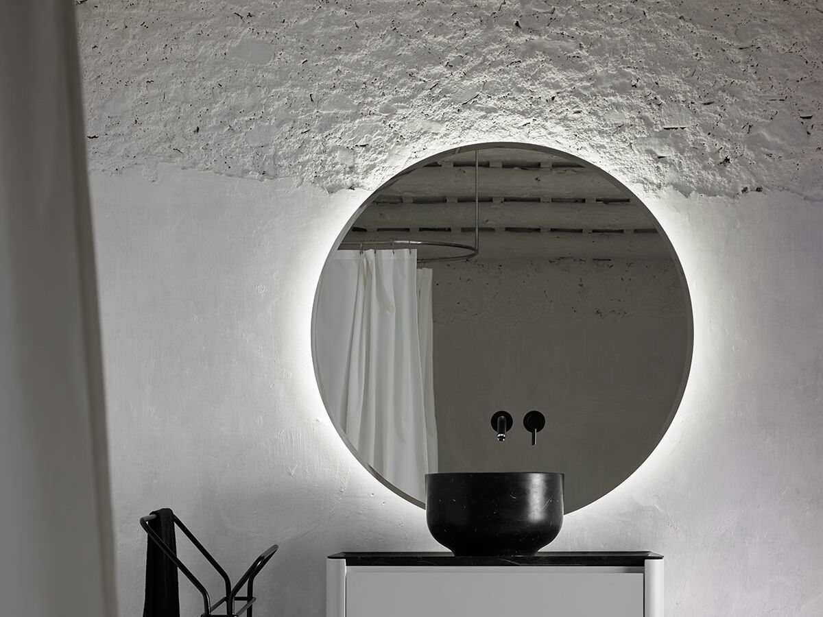 Круглое зеркало со встроенным освещением для ванной комнаты Inbani ORIGIN ARCH-00146878