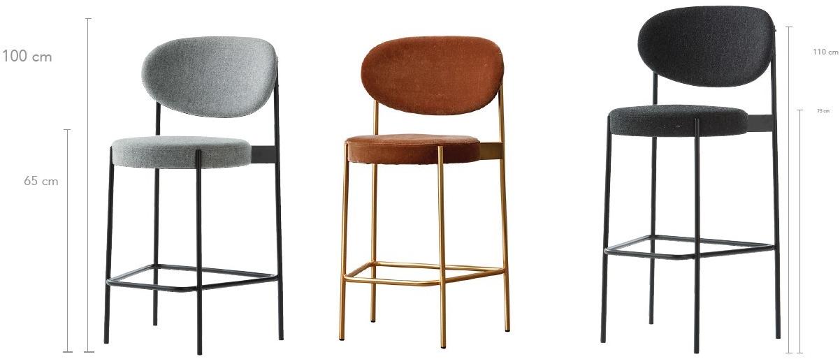 Verpan Высокий табурет из ткани Series 430 sun-id-1412417 - Вид №11