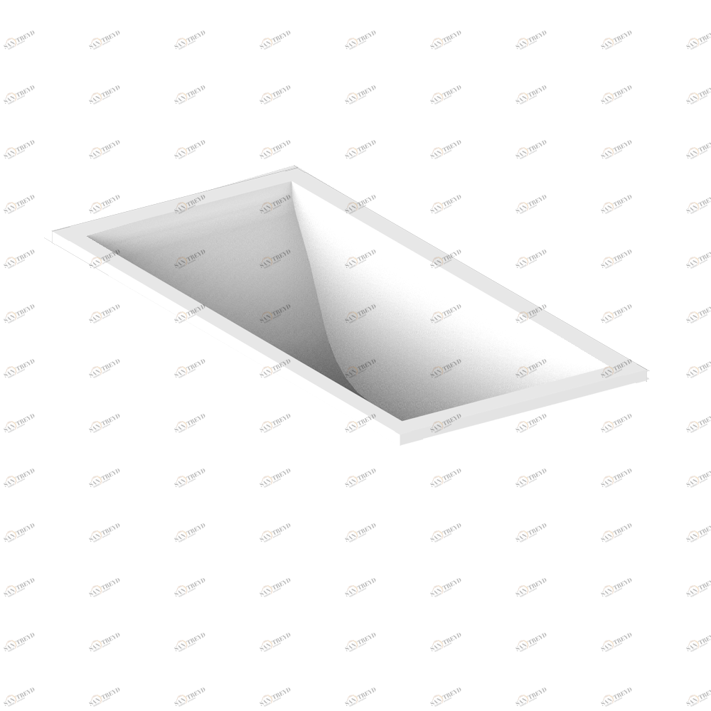 B10-B502 Встраиваемая ванна ASTRELLE 160 x 80 x 60 см, без донного клапана Thg-paris Встраиваемые ванны Матовый белый 