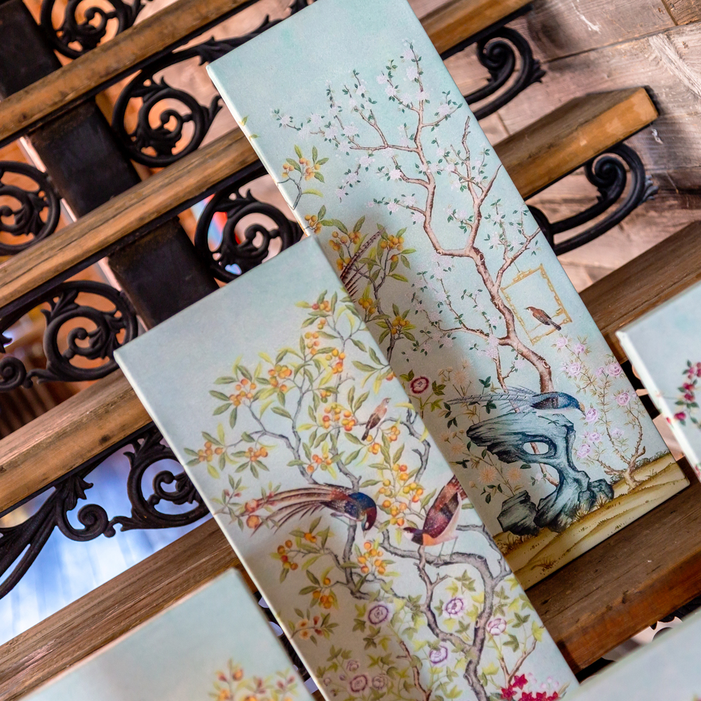 75080011 Картина «Шинуазри», версия 9/4 (холст, галерейная натяжка) Object Desire  - Вид №3