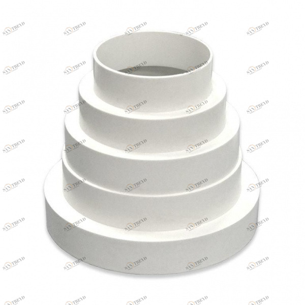 Соединитель центральный, универсал. круглых воздуховодов В150/125/100/80 ПУ15.12.10.8 ERA 27659