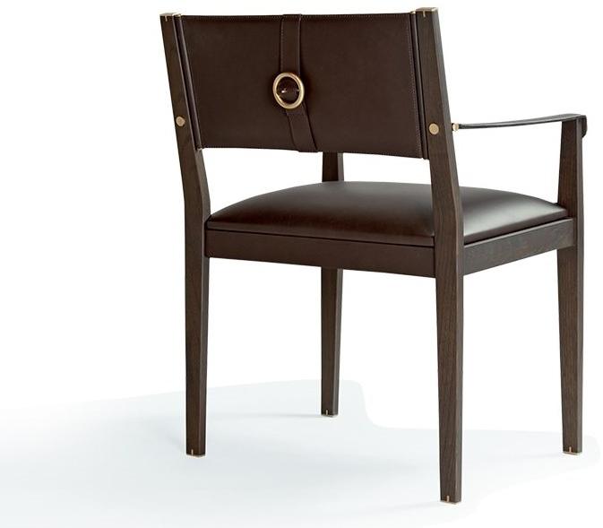 Paolo Castelli Кожаное кресло с подлокотниками со встроенной подушкой sun-id-1417786 - Вид №1